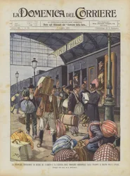 De bijzondere emigratie van deze dagen, de aankomst en het vertrek van zuidelijke emigranten uit...